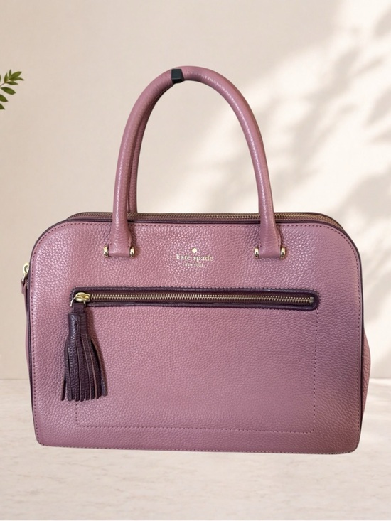 kate spade Handbags - kate spade Pink Pebbled Leather Dome Satchel with Tassel